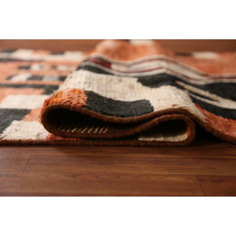 Geometric Moroccan Oriental Rug Handmade Bedroom Wool Carpet - 5'1" x 6'8"