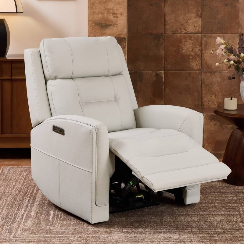Spruce & Spring Power Recliner Chair Wall Hugger with Power Headrest