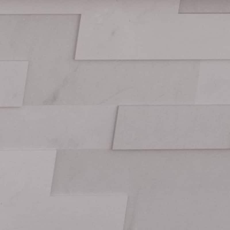 Cliffside 8 in. x 22 in Panel and 8 in. x 24 in. Corner Honed Marble Wall Tile - Panel - 7.87 in. x 21.65 in. - Porcelain