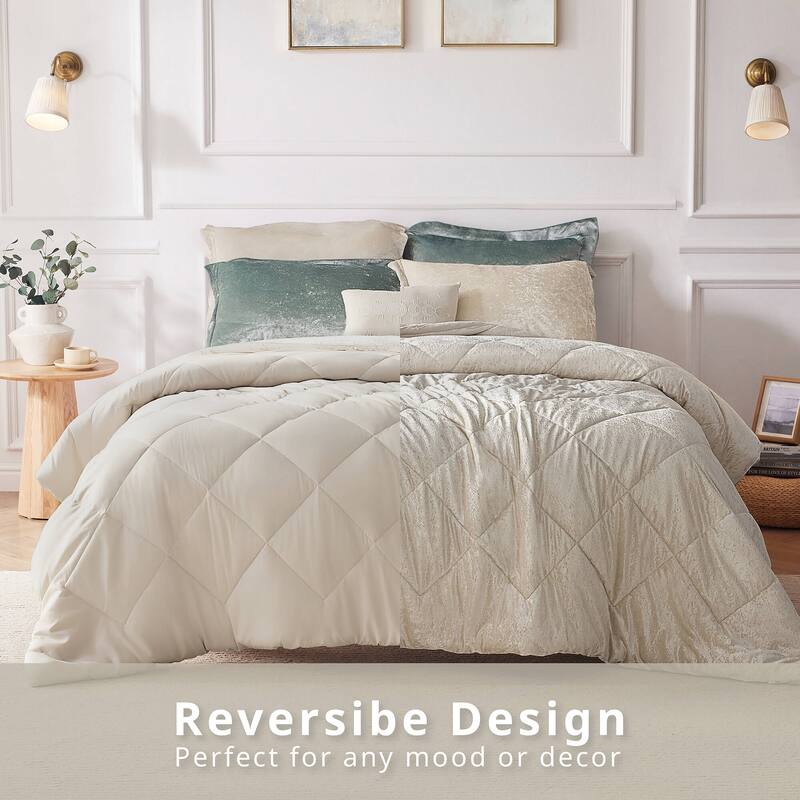 Intelligent Design Isabel Velvet Comforter Set