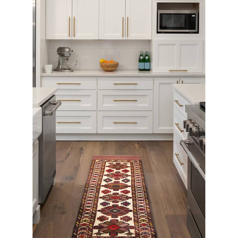 Teimani Beige Rug 2'11" x 11'7" - 2'11 x 11'7