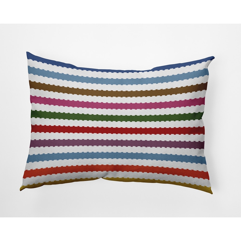Zippy Stripe Decorative Throw Pillow