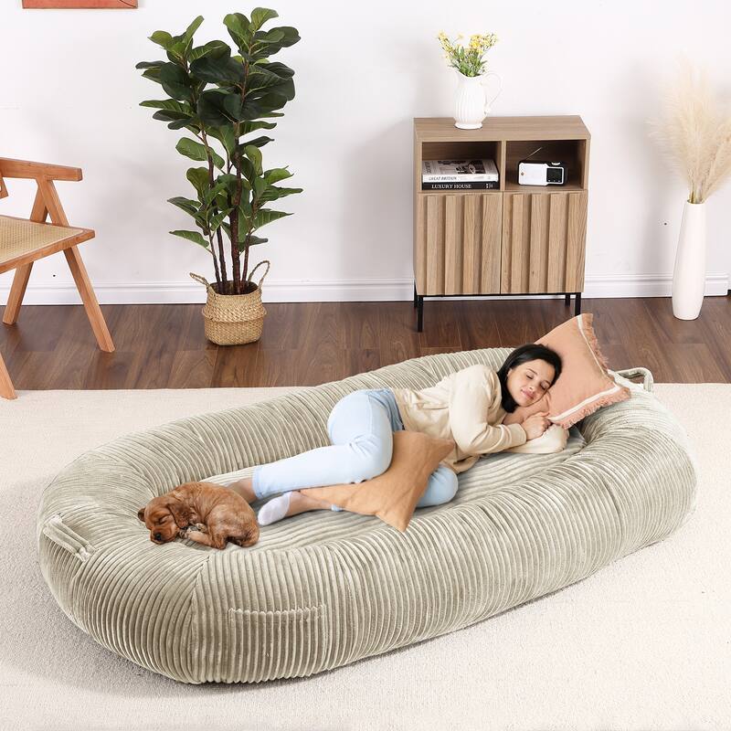 Eie Giant Dog Bed Washable Human Size Bed With Removable Cover