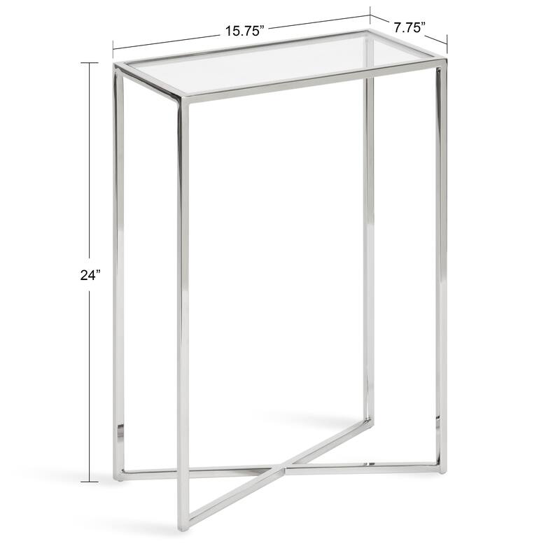 Kate and Laurel Jaspur Decorative Metal End Table