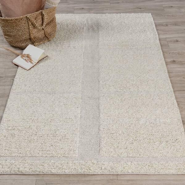 slide 2 of 6, Villa by Classic Home Sinclair Handwoven Wool Rug in Ivory