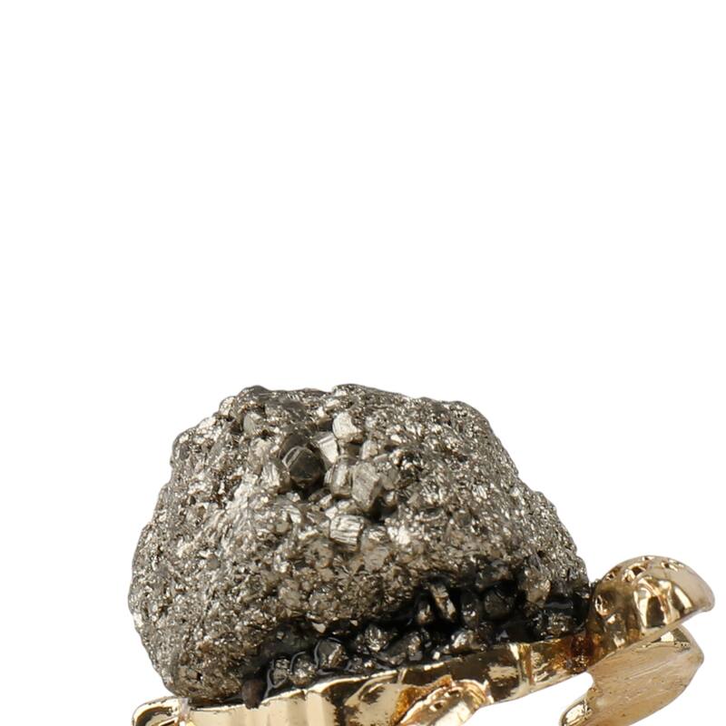 Metal Decorative Object Turtle Figurine Textured Shell - 2" Silver - 2" x 2" x 2"