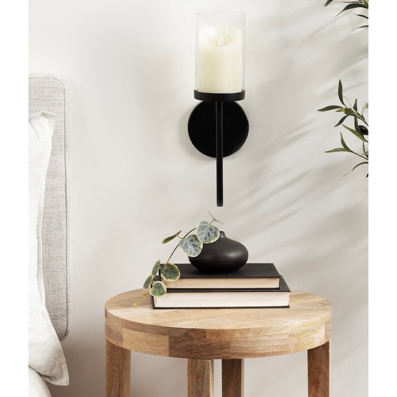 Kate and Laurel Blaise Metal Wall Sconce