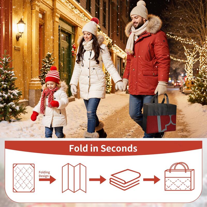 Reversible Dark Geometric Flat-Weave All-Season Outdoor Rug - 6'X9'