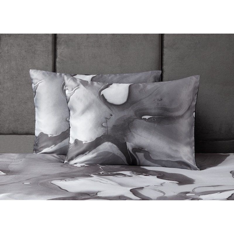 Midnight Marble 7 Piece Black Marble Bed in a Bag