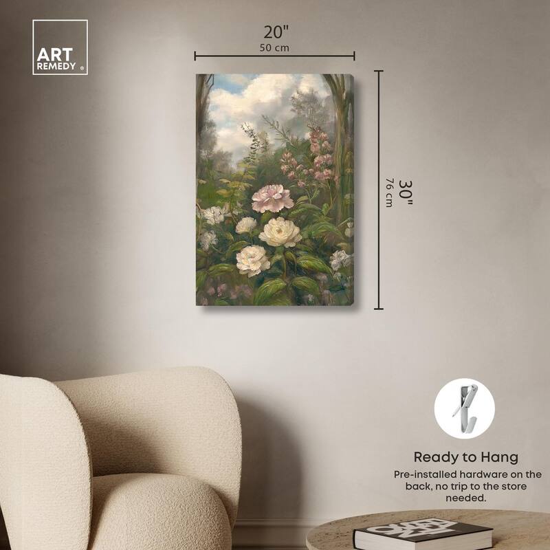 Woodland Bloom Canvas by Art Remedy, Gallery Wrapped