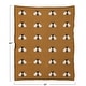 preview thumbnail 3 of 1, Cotton Knit Baby Blanket with Bee Print - 40.0"L x 32.0"W x 0.3"H - 40.0"L x 32.0"W x 0.3"H