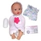 preview thumbnail 2 of 3, Baby's First 13" Skin-So-Soft Playful Baby Doll with Bath Time Accessories, 2+