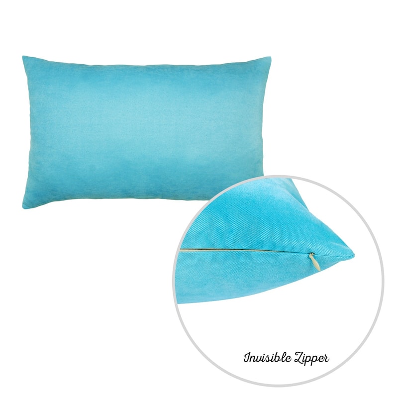Solid-color Decorative Lumbar Throw Pillow Covers (Set of 4)