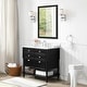 preview thumbnail 5 of 14, Elizabeth 36-inch Singe Sink Bathroom Vanity with Marble Top