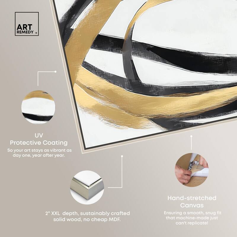 Loops of Luxury II Canvas by Art Remedy