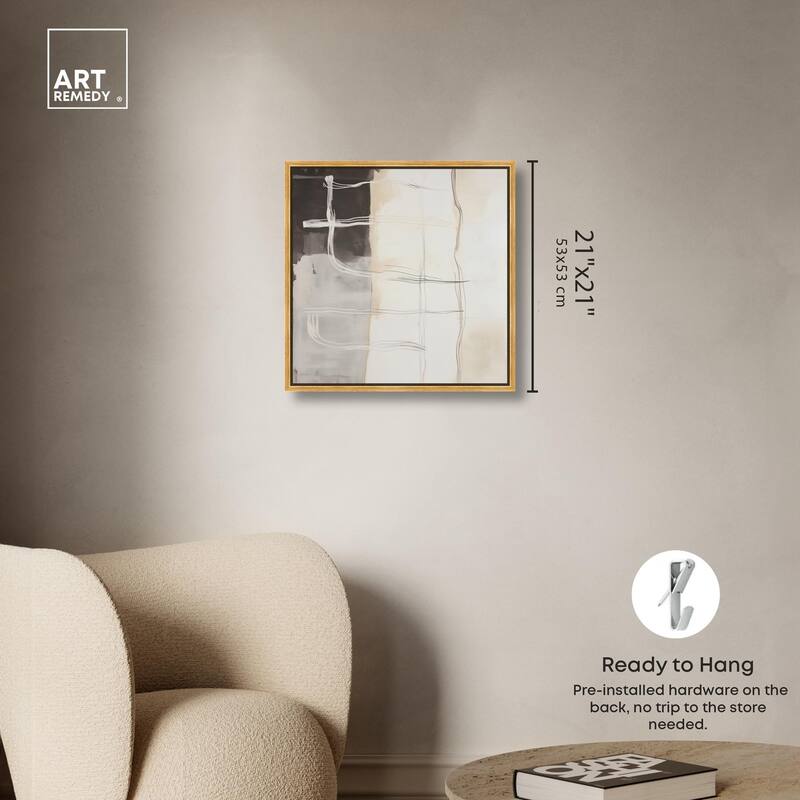 Gestural Glyphs I Canvas by Art Remedy