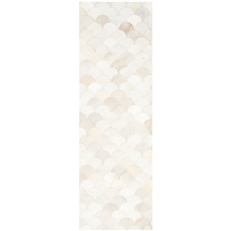 SAFAVIEH Handmade Studio Leather Rashida Modern Leather Rug