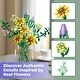 preview thumbnail 6 of 7, Contixo BK04 Sunflower Bouquet Flordal Collection Building Block Set, 975 Pieces