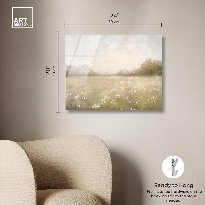Peaceful Expanse Acrylic by Art Remedy, Ready to Hang