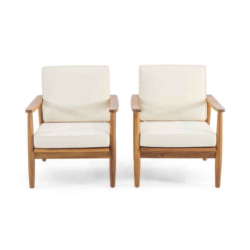 Willowbrook Wood Club Chair (Set of 2) by Christopher Knight Home