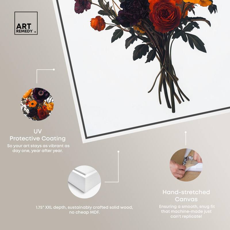 Regal Rose Riot II Canvas by Art Remedy