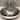 17-in Compact Oval Skirted Vessel Hammered Copper Sink in Nickel (VO17SKEN)