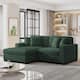 Option Hunter Green-Chaise&Armchair