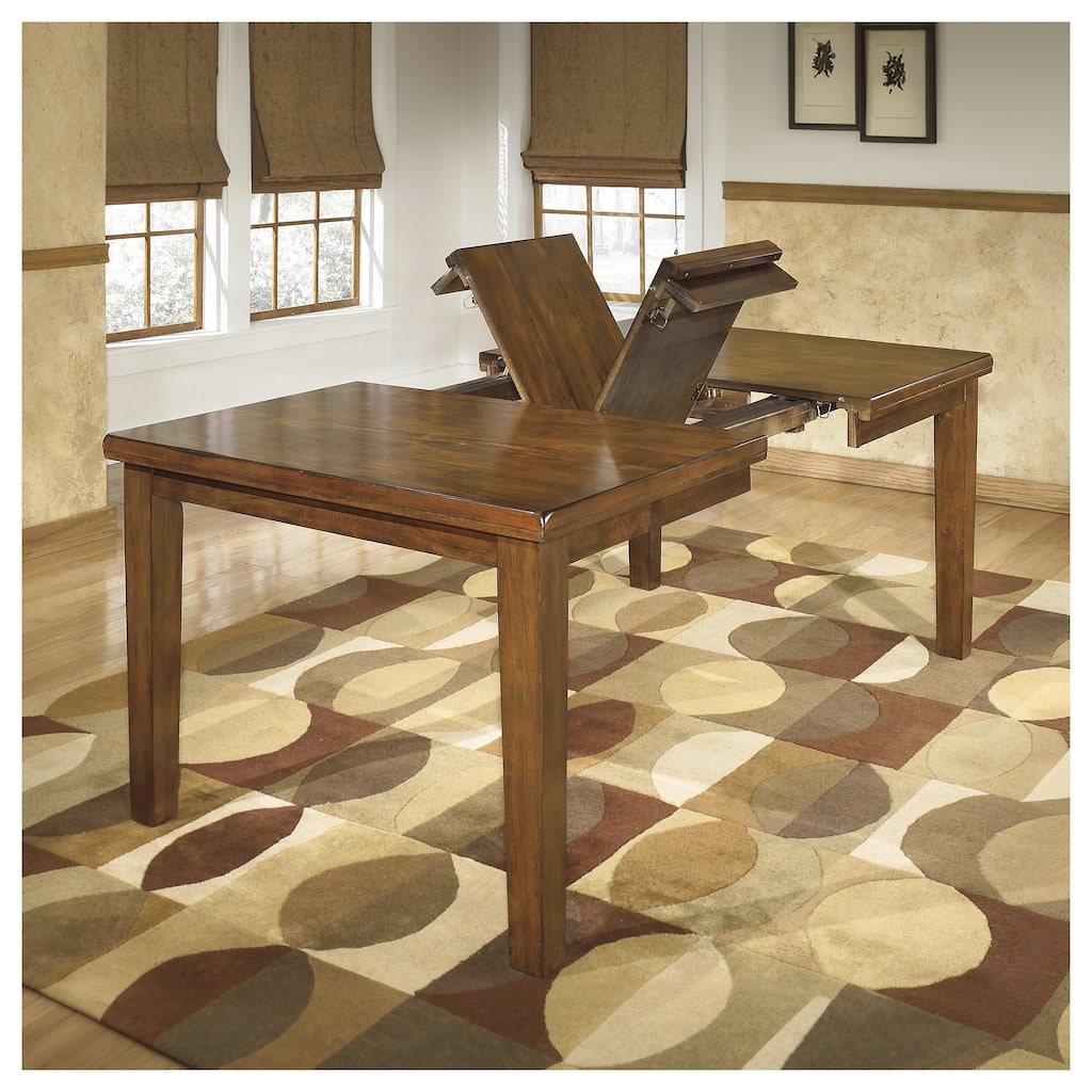 Ralene Rectangular Butterfly Extension Dining Table - 42" W x 78.13" D x 30" H