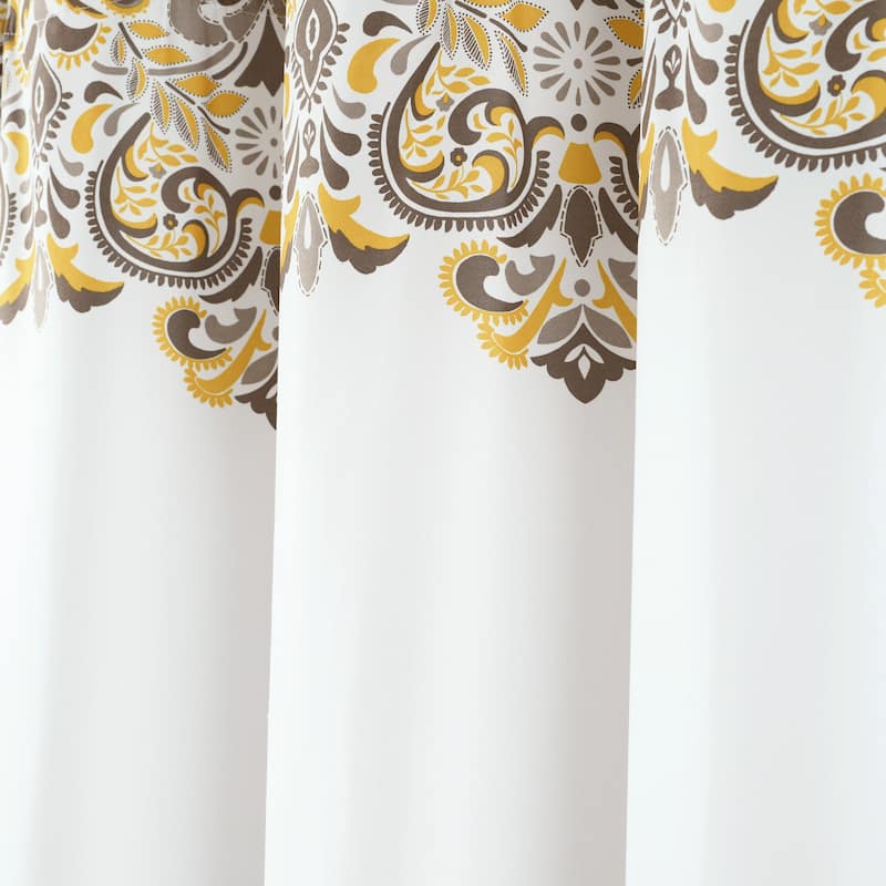The Curated Nomad Lyon Damask Shower Curtain