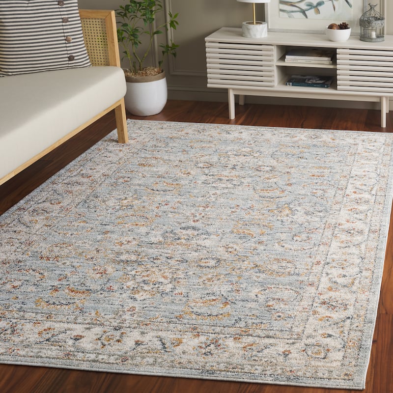 SAFAVIEH Avalon Berglind Traditional Rug - 8' x 10' - Light Blue/Ivory