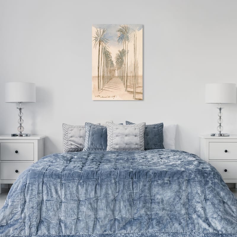 Wynwood Studio Canvas Floral and Botanical Avenue of Trees Wall Art Canvas Print - 24 x 36