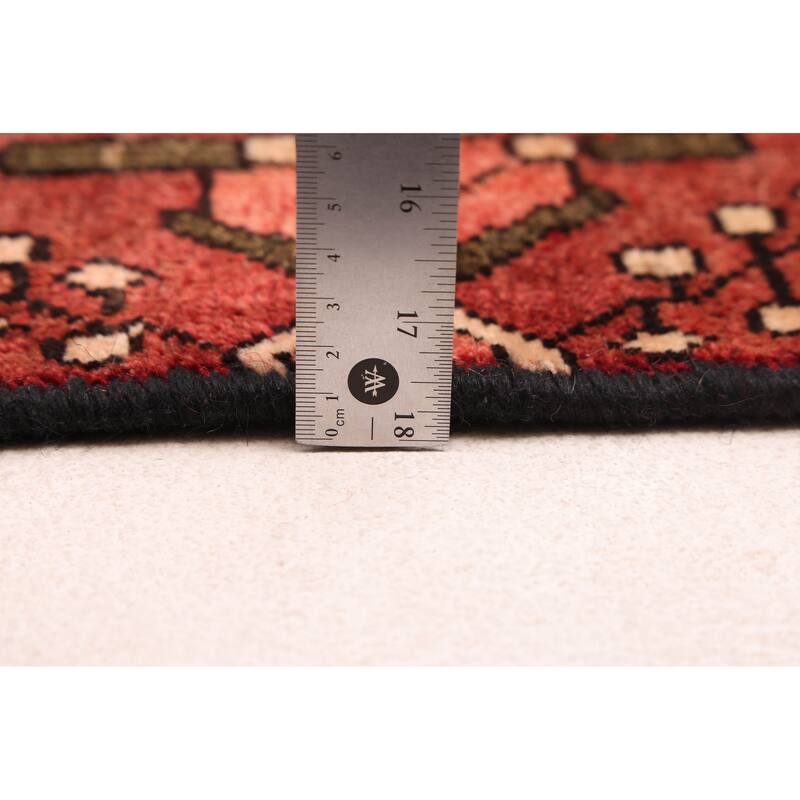 ECARPETGALLERY Hand-knotted Anadol Dark Red Wool Rug - 4'9 x 6'3