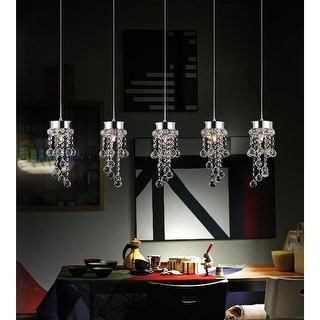 Monica 5 Light Multi Light Pendant With Chrome Finish