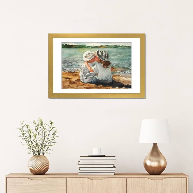 iCanvas "Beach Kisses" by Judith Stein