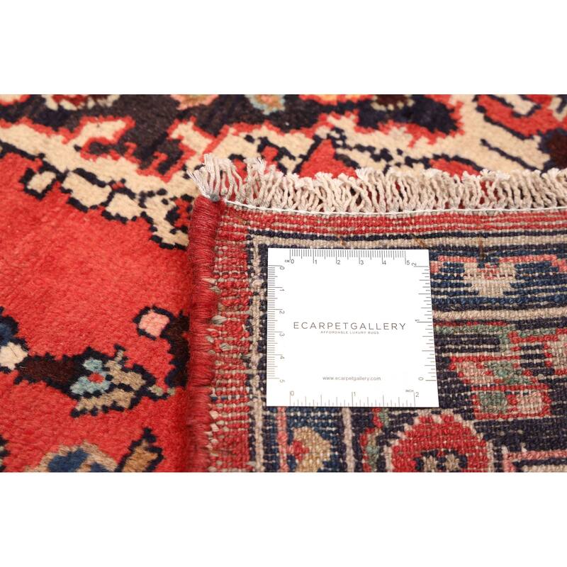 ECARPETGALLERY Hand-knotted Andelz Light Red Wool Rug - 3'5 x 6'5