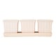 preview thumbnail 16 of 31, White Square Ceramic Small Planter (Set of 3)