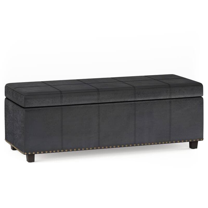 WYNDENHALL Stanford Upholstered Storage Ottoman