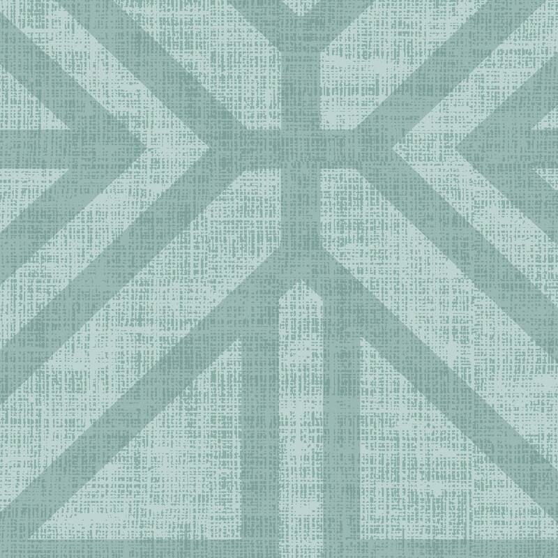 A-Street Prints Hesper Teal Geometric Wallpaper