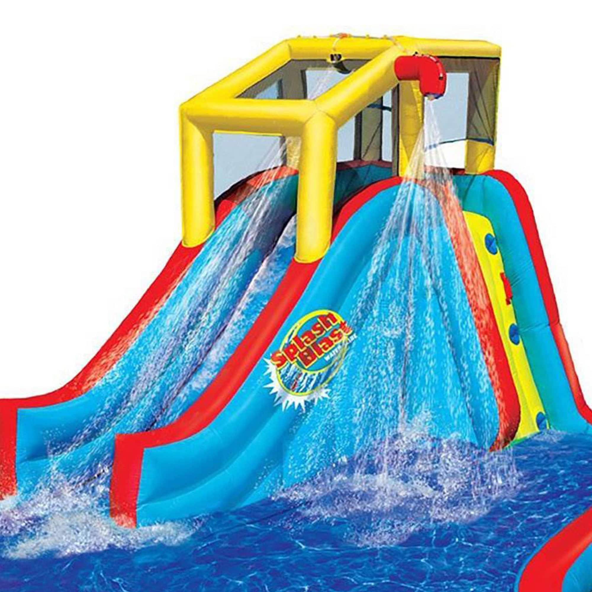 Banzai Inflatable Water Park Banzai Slide N Soak Splash Buy Banzai