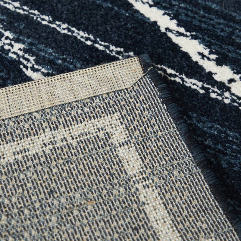 Laurent Distressed Modern Area Rug