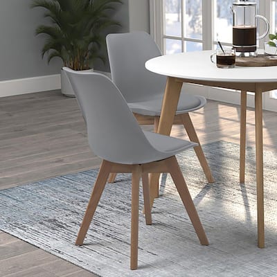 Set of 2 Polypropylene Dining Side Chairs