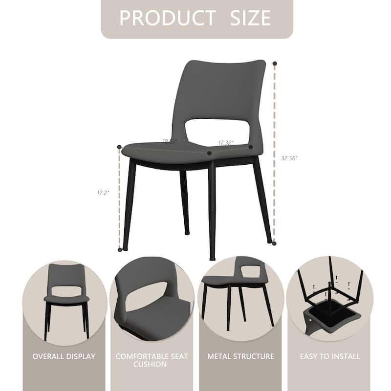 Upholstery Dining Chairs Set of 2