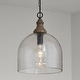 preview thumbnail 9 of 8, Inglewood 1-light Grey Wash/ Dark Pewter Hanging Pendant