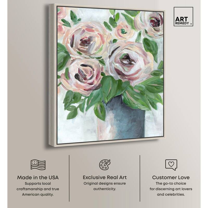 Flowers from my Garden Canvas by Art Remedy