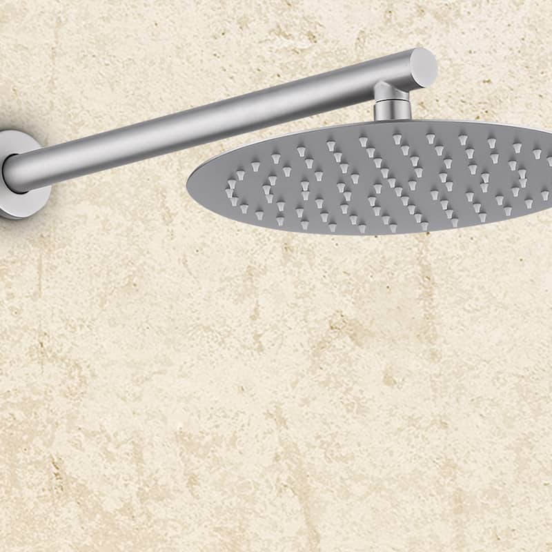 Topcraft Wall Mount Rain Shower System with Hand Shower
