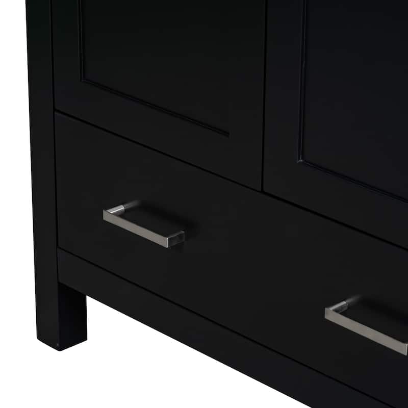 Roomfitters 30" Bathroom Vanity with Undermount Sink, Solid Wood Frame, 2 Soft-Close Doors and Drawer
