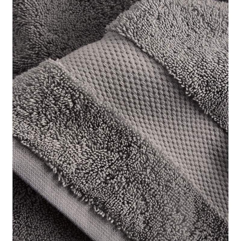 Delara Organic Cotton Feather Touch Wash Cloth, Quick Dry, GOTS Certified, 650 GSM, Pack of 6, 13"X13"