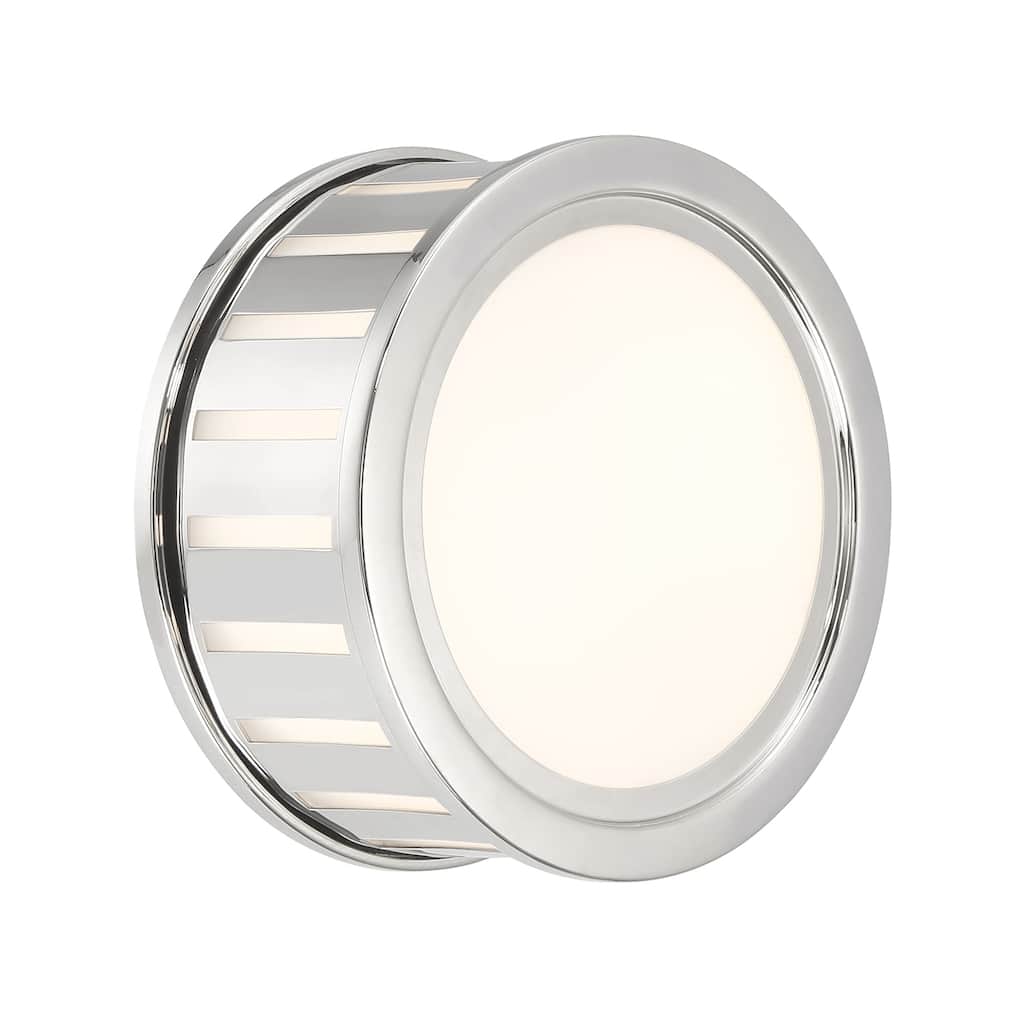 Kendal 2 Light Polished Nickel Sconce