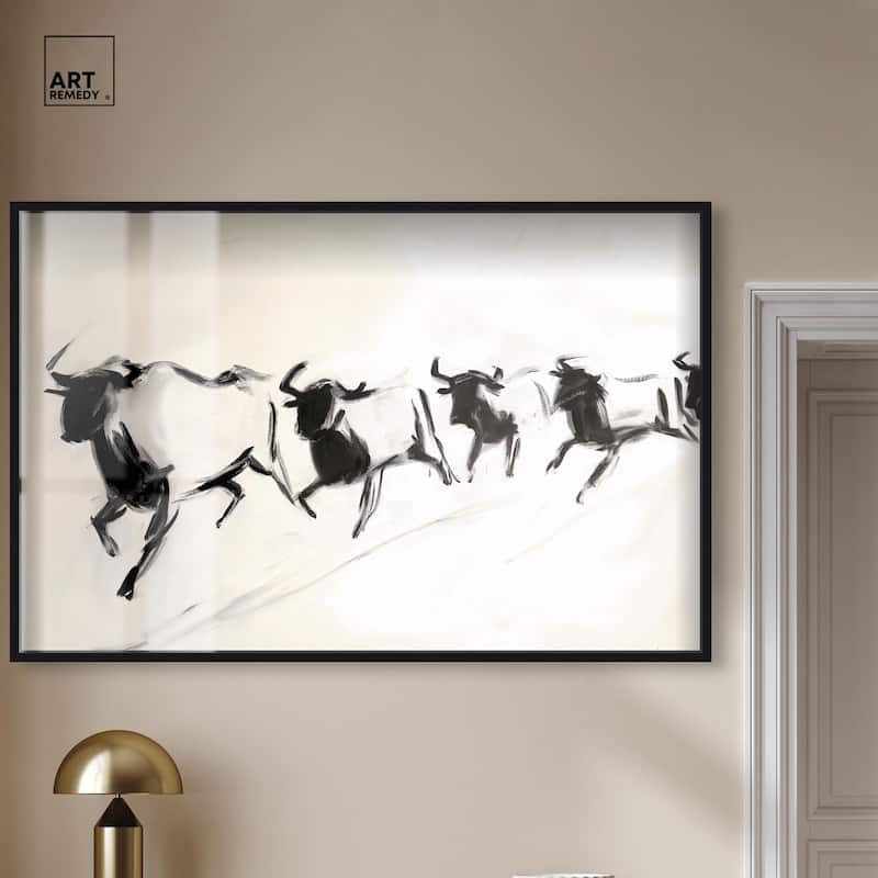 Bovine II Shadowbox by Art Remedy