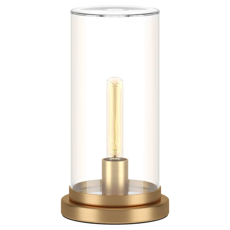 Perabo 13" Tall Uplight Mini Lamp with Glass Shade - 7" Wide